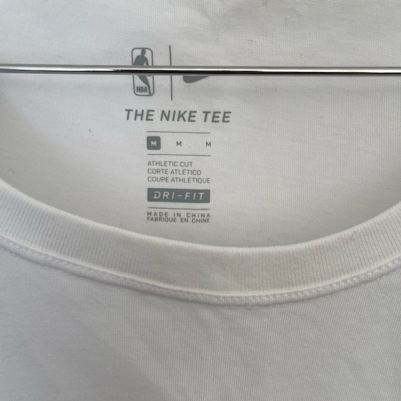 WOMENS Nike NBA SAN ANTONIO SPURS City Edition Essential T Shirt Sz M WHITE NWT - Picture 2 of 3